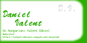 daniel valent business card